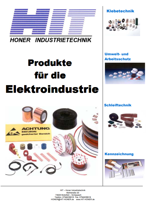 Produkte für die Elektroindustrie
